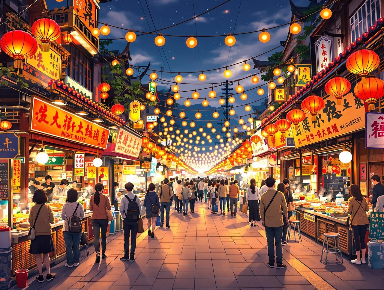 夜市人生 - 韩漫网站市井生活题材短剧封面