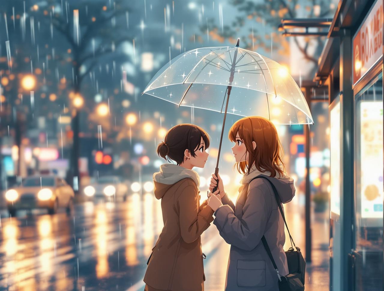 雨天的约定 - 韩漫网站都市情感题材短剧封面